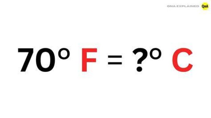 70 C to F 70 C to F