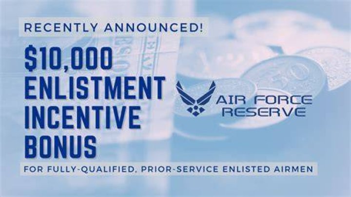 air force signing bonus