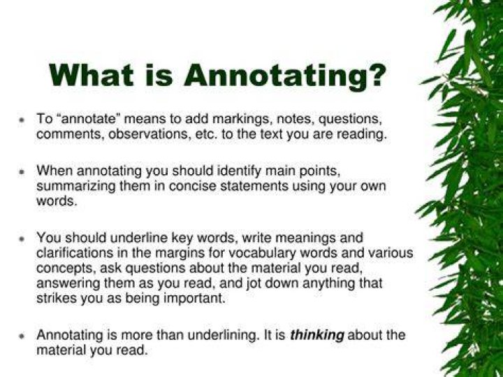 annotate definition