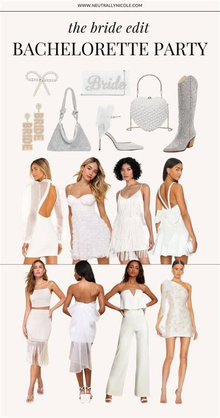 bachelorette party outfits for bride