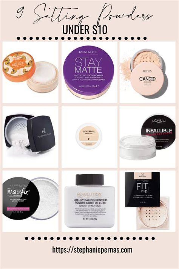 best drugstore setting powder