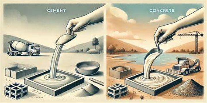 cement vs concrete