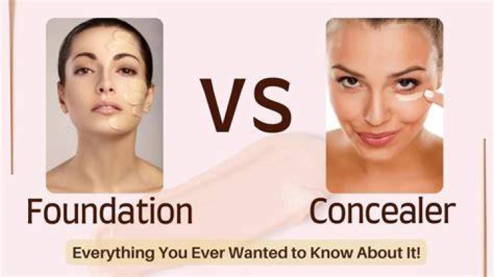concealer vs foundation