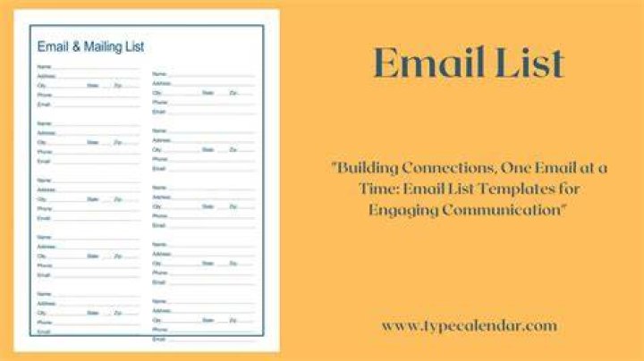 Email Lists