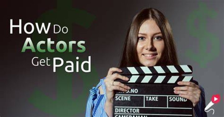 how do actors get paid