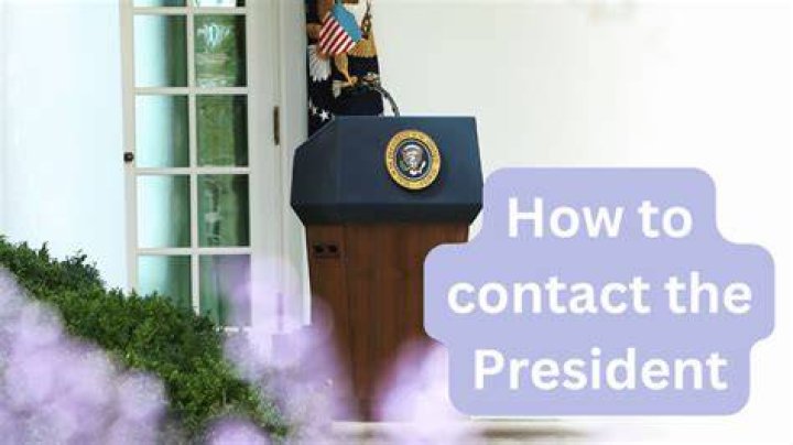 how to contact the president of the united states