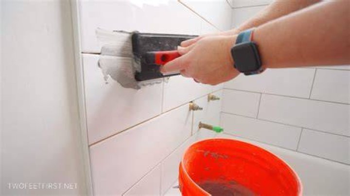 how to grout shower tile