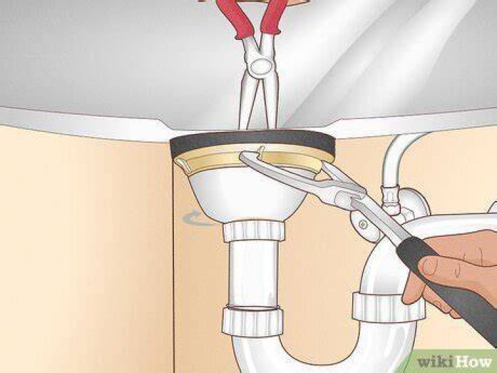 how to remove sink drain