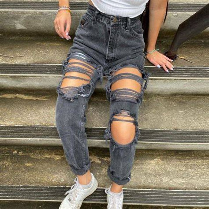 jeans with holes