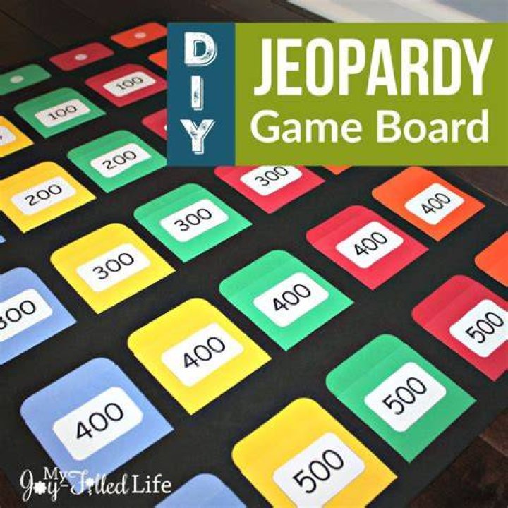 jeopardy game board