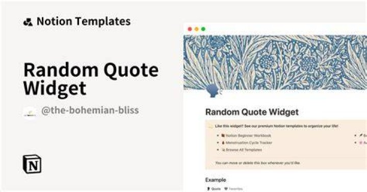 Random widget