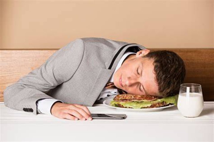 Sleep after eating