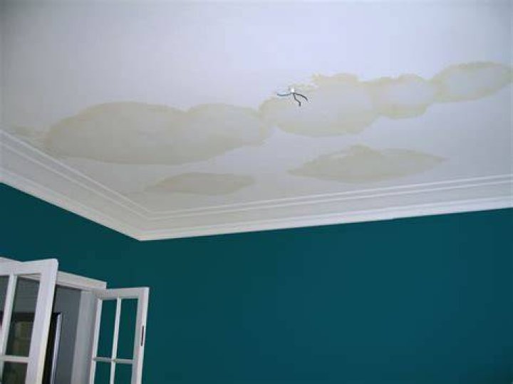 water stain on ceiling