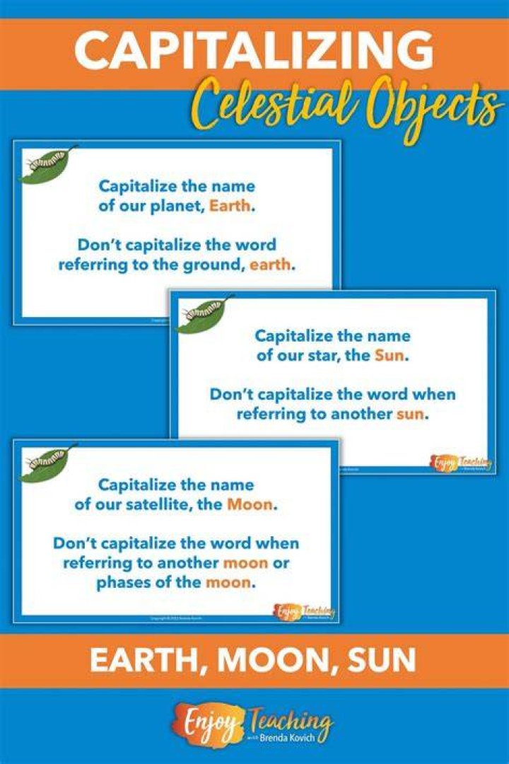 when to capitalize earth